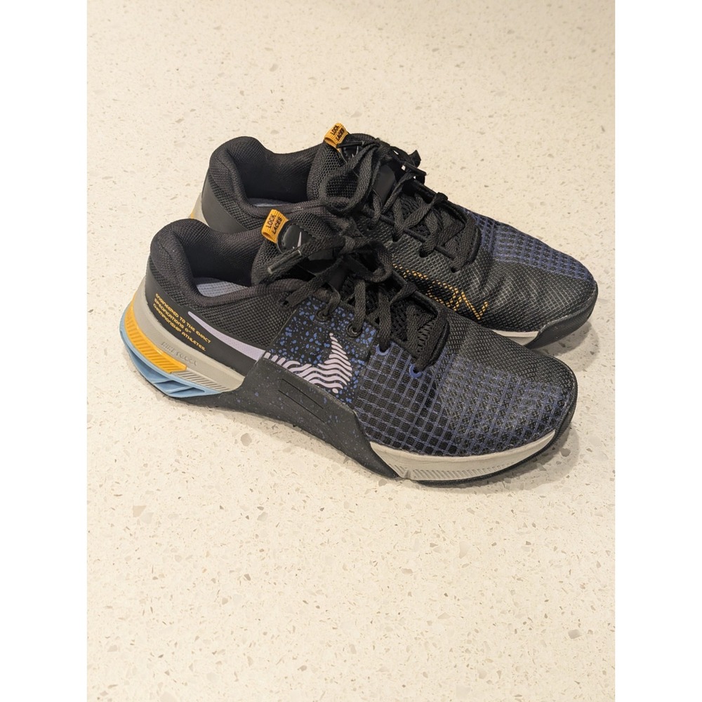 Nike Metcon 8 Black Light Thistle Training DO9327-002 Women's 7 US 38 EU